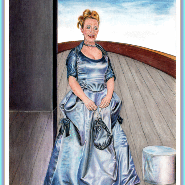 Pastel corpo inteiro - 1 pessoa